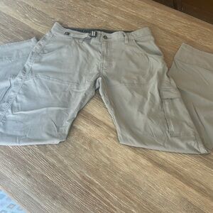 prAna Pants Mens 32x32L Straight Fit Nylon Elastane Hiking Outdoor